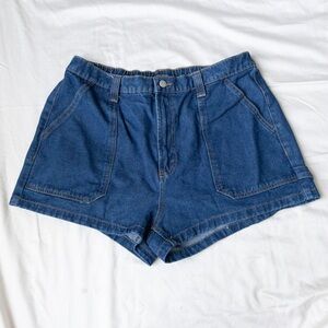 *SOLD* NWOT Wild Fable High Rise Utility Denim Shorts Size 14